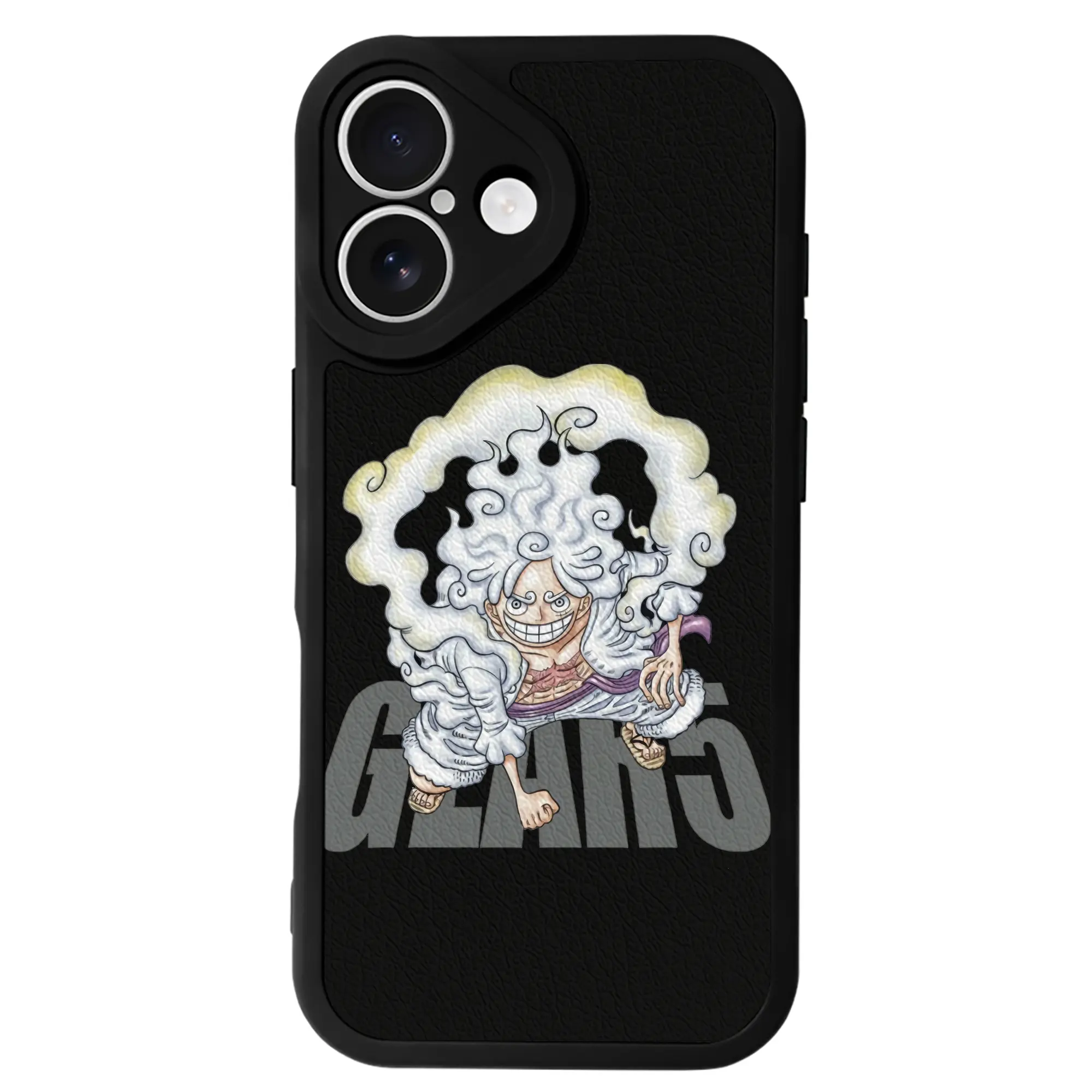 ワンピース グッズ モンキー・D・ルフィ - IPhone 16シリーズ対応 ・ シリコンスマホケース ・ レザー調 ・ 高精度フィット ・ 耐衝撃 ・ ワイヤレス充電対応 ・ 精密カット